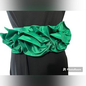 Ladies satin evening belt. Custom made.